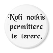 Don't let the bastards get you down fridge magnet