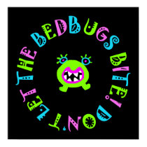 Don't Let The Bedbugs Bite Poster posters