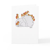 DON'T LET THE TURKEYS GREETING CARDS