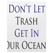 Don't Let Trash Get In Our Oceans letterhead