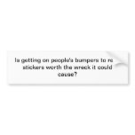 Don't Like My Driving? series-PatchworkProductions Bumper Stickers