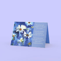 don't look back, daisies cards