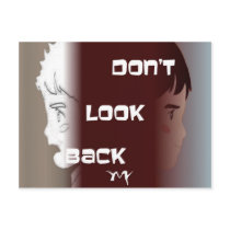 Dont look back postcards by thexxxman Dont look back postcards