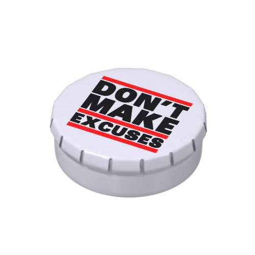 Don&#39;t Make Excuses Jelly Belly Tin