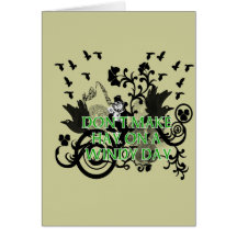 Don't Make Hay On a Windy Day Greeting Cards