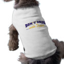 Don't mess with Dave blue gold pet clothing