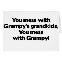 Don't Mess with Grampy's Grandkids cards