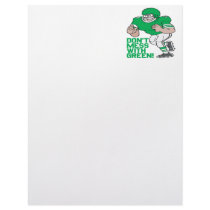 Dont Mess With Green Personalized Letterhead