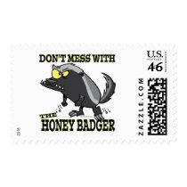 DONT MESS WITH THE HONEY BADGER POSTAGE STAMPS