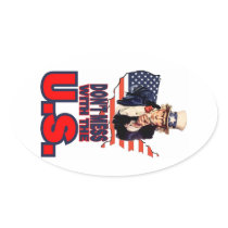 Don't Mess with the U.S. Sticker