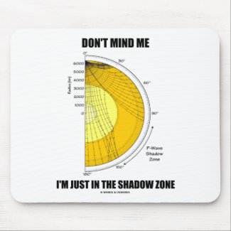 Don't Mind Me I'm Just In The Shadow Zone mousepad
