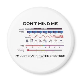 Don't Mind Me I'm Spanning The Spectrum magnet