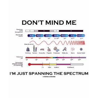 Don't Mind Me I'm Spanning The Spectrum shirt