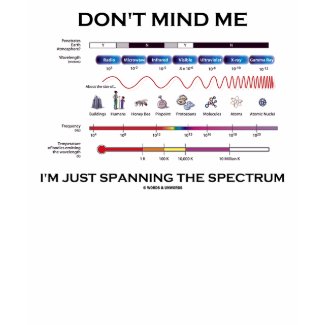 Don't Mind Me I'm Spanning The Spectrum shirt
