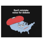 Don't mistake noise for debate flyers