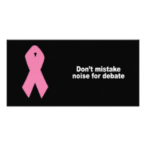 Don't mistake noise for debate photo card