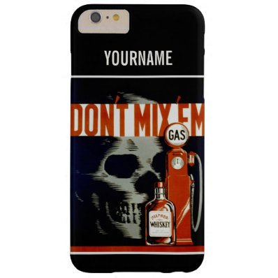 "Don't Mix Them" vintage art custom monogram cases Barely There iPhone 6 Plus Case