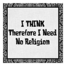 Don't Need Religion Personalized Announcement