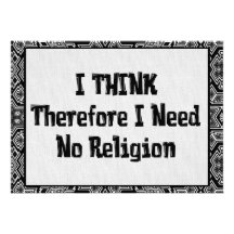 Don't Need Religion Personalized Invite