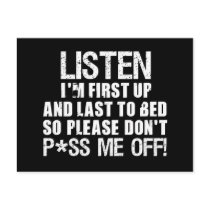 Don't P*ss Me Off!! Postcards