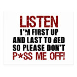 Don't P*ss Me Off!! Postcards