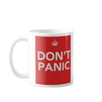 DON'T PANIC COFFEE MUGS