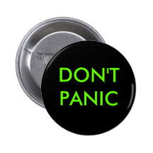 DON'T PANIC PIN