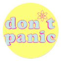 Don't Panic stickers