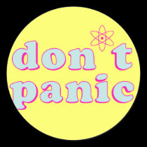 Don't Panic stickers