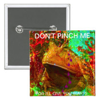 DON'T PINCH ME Button by deprise brescia buttons