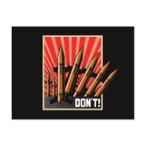 DON'T! Please No More War Postcards