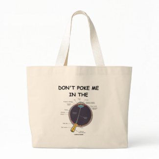 Don't Poke Me In The Eye (Eye Anatomy Attitude) bag