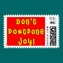 Don't Postpone Joy! postage