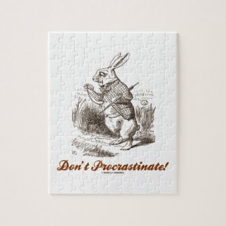 Don't Procrastinate! (White Rabbit Wonderland) Puzzles