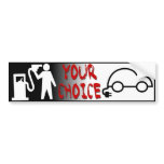 Don't Pump - Go electric bumpersticker Bumper Stickers