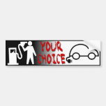 Don't Pump - Go electric bumpersticker Bumper Stickers
