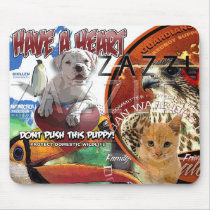 DONT PUSH THIS PUPPY mousepads