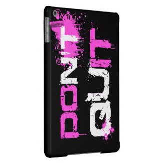 DON'T QUIT - DO IT paint splattered urban quote iPad Air Covers
