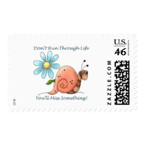 Don't Run Through Life postage