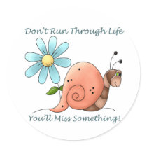 Don't Run Through Life stickers by robynsnest Don't Run Through Life stickers