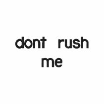 ~dont rush me~ embroidered shirts