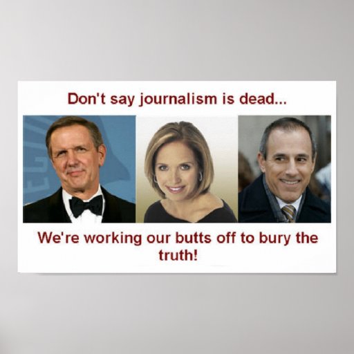 Don't say journalism is dead print