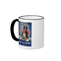Don't Shiver Next Winter Vintage WW2 mugs by scenesfromthepast Don't Shiver Next Winter Vintage WW2 mugs