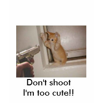 Don't shoot I'm too cute!! t-shirts