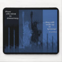 Don't Sleep in Democracy mousepads