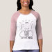Ladies 3/4 Sleeve Raglan (Fitted)