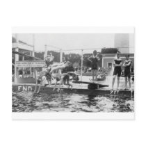 Don't SPIT in POOL 1920's Boys Swimming Diving postcards
