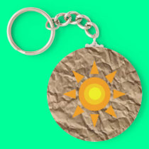 don't stare at the sun keychains