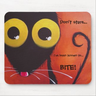 Don't stare! mousepad