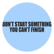 Don't Start Something stickers by funoriginals Don't Start Something stickers